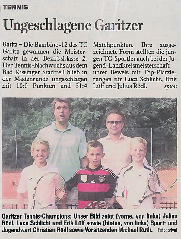 artikel ungeschlagene garitzer